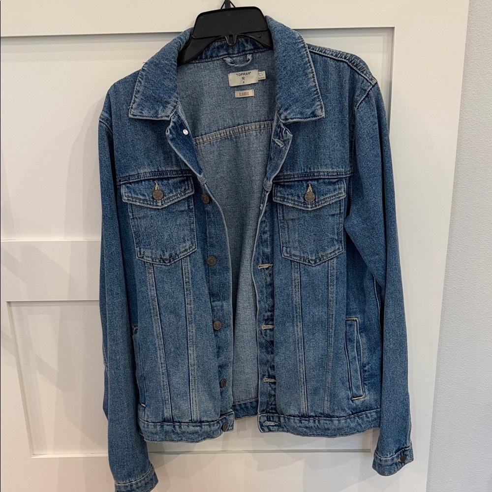 Topman Blue Denim Jacket